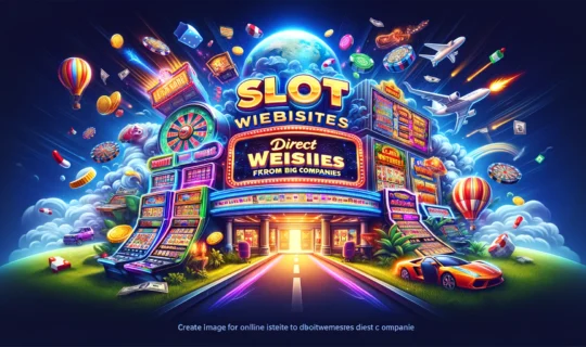 Slot websites, direct websites from big companies